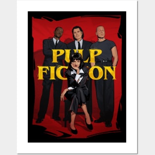 Pulp Fiction Team Posters and Art